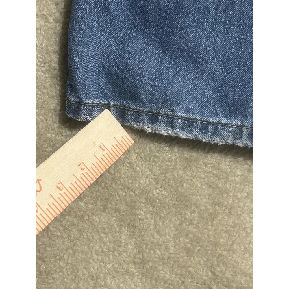 Request Jeans -  Distressed White Wash Blue‎ Denim - Men's size 36x30 RN97628